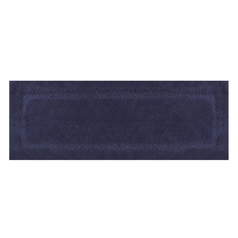 Antigona Soft Bath Rug, 21" W x 54" L, Navy