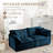 Loveseat Chair Sofa Chenille Fabric Reading Chair Single Sofa Couch with Pillow for Living Room, Apartment, Office-652812428-645081360