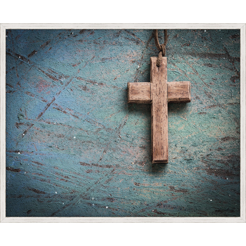« cross », reproduction de photo encadrée