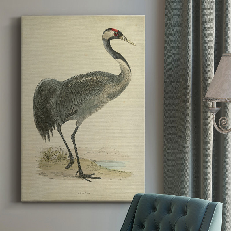 «Great Heron», impression sur toile tendue, H 18 po x l 12 po x P 1 po