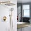 Système de douche mural mural avec soupape brute-86770936