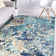 Thorold Abstract Blue/Ivory Area Rug