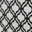 Pare-étincelles en fer simple, esthétique moderne à motif de cercles superposés, noir, profondeur de 39,23 po, largeur de 11,46 po, hauteur de 35,82 po, protège-braises de la flamme