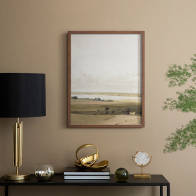 «Vintage Landscape», reproduction encadrée CLIX - bois massif