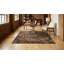 Brown Hand-Knotted Wool Cracked Earth Texture Geometric Modern Contemporary Carpet Rug-73919983