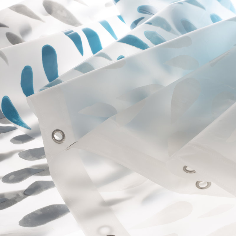 Wandle Vinyl Ombre Shower Curtain