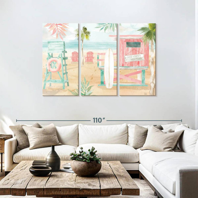 Alvord Surfs Up II, 48" H x 74" W