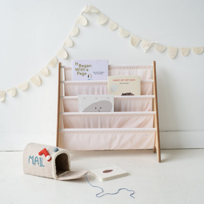 Recycled Book Rack/Terrazzo/Pale Pink