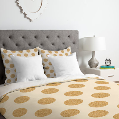 Allyson Johnson Polyester Dots Duvet Cover