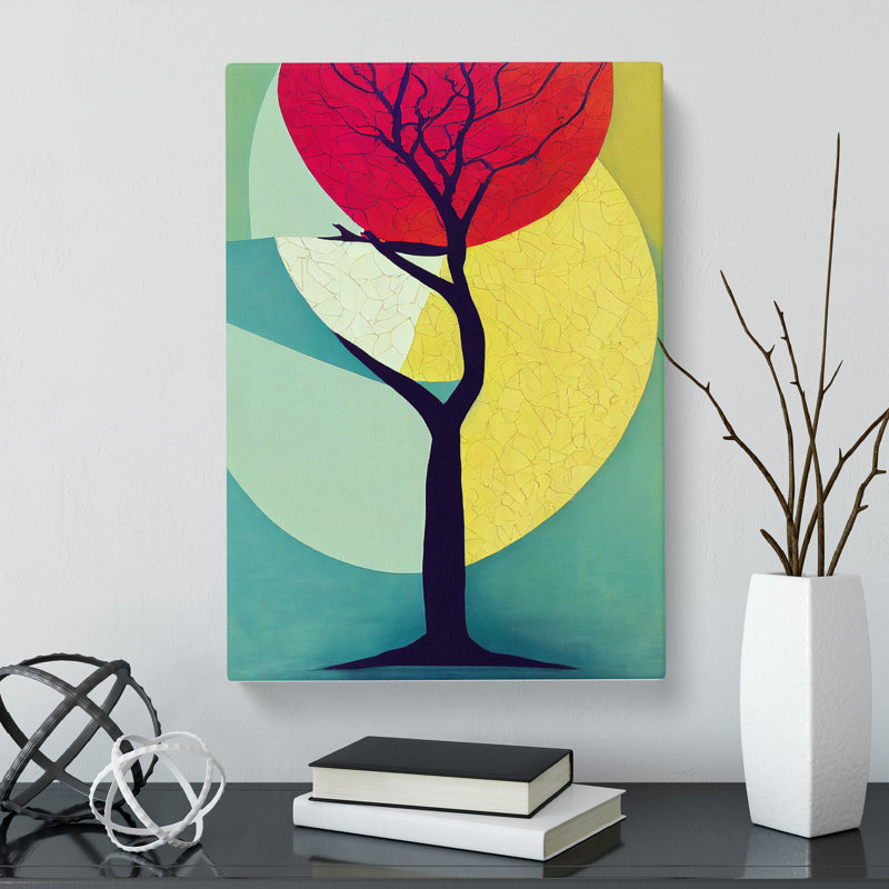 Abstract Apple Tree - Wrapped Canvas, 76cm H x 50cm W x 3cm D