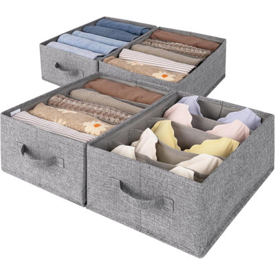Organisateur de vêtements pour garde-robe, jeans, organisateur de t-shirts pour pantalons en jeans