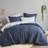 Camden Chambray Print Microfiber Comforter Set With Bed Sheets-99379819-99405265