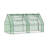 Outsunny 6' X 3' X 3' Portable Greenhouse, Garden Green House With 2 PE/Plastic Covers, Steel Frame And 2 Roll Up Windows, Green