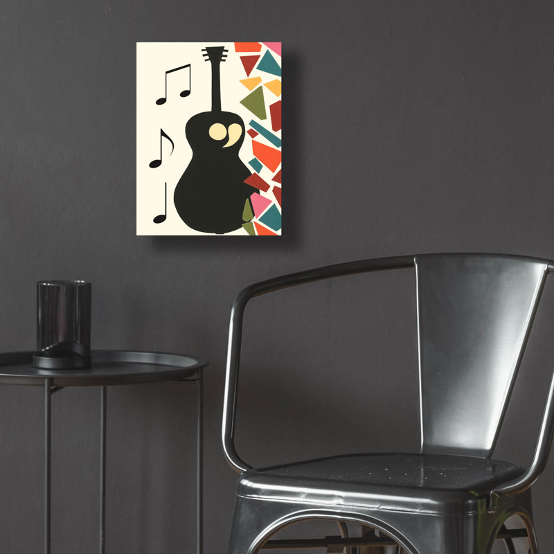 «Cut Paper Instruments Collection B» par Regina Moore, art mural en verre acrylique, H 16 po x l 12 po x P 0,13 po