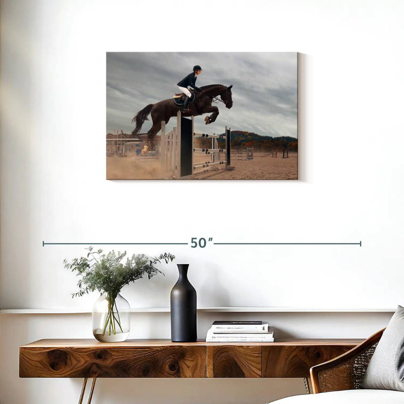 Sireci Equestrian Jumping, 20'' H x 30'' W