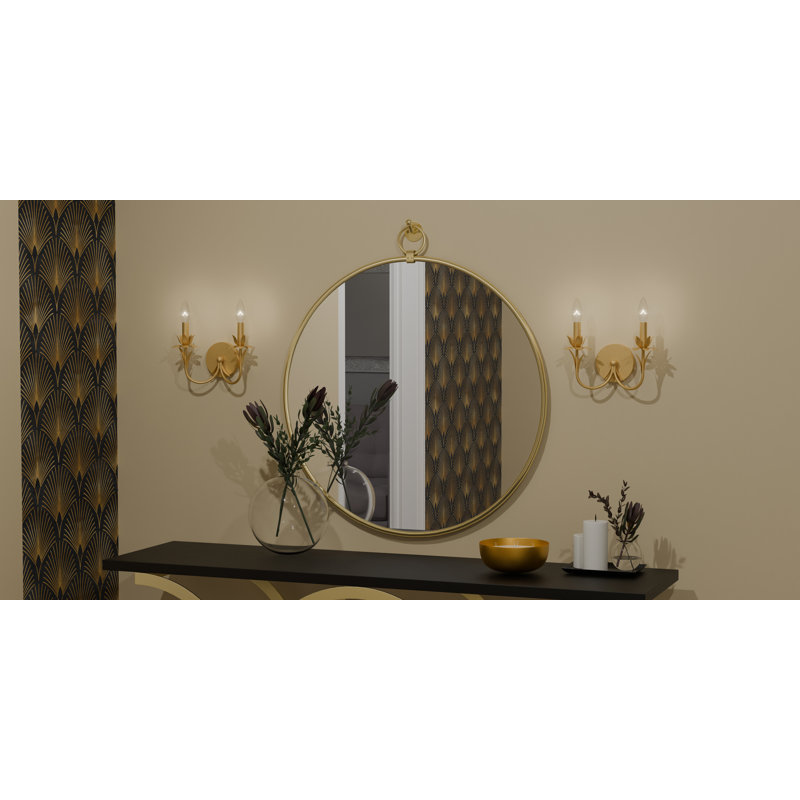 Jakariya 2-Light Gold Leaf Wall Sconce