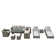Wicker 10 - Person Patio Conversation Sets with Cushions