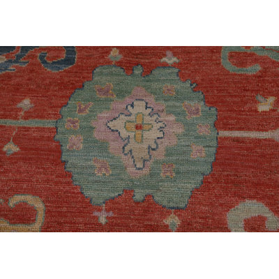 Tapis all-over orange Oushak 9