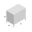 Reedy 3 - Drawer Solid Wood Nightstand