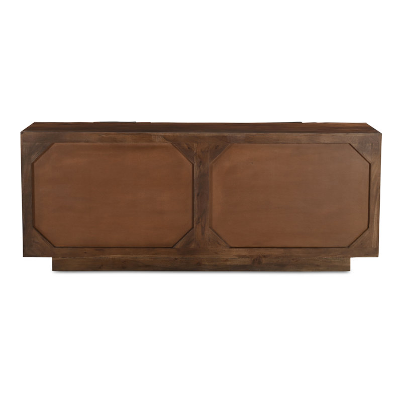 Givens 75" Carved Wood Sideboard