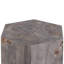 Table d'appoint Hexagon Burlwood-1606583767