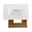 Meuble-lavabo mural polyvalent avec lavabo et options de rangement-966927806