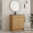 28'' Free-standing Single Bathroom Vanity with Stainless Steel Vanity Top