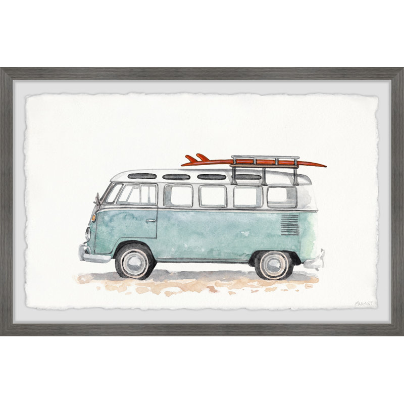 «Lucrezia Vintage Van», reproduction encadrée, H 8 po x l 12 po x P 1,5 po