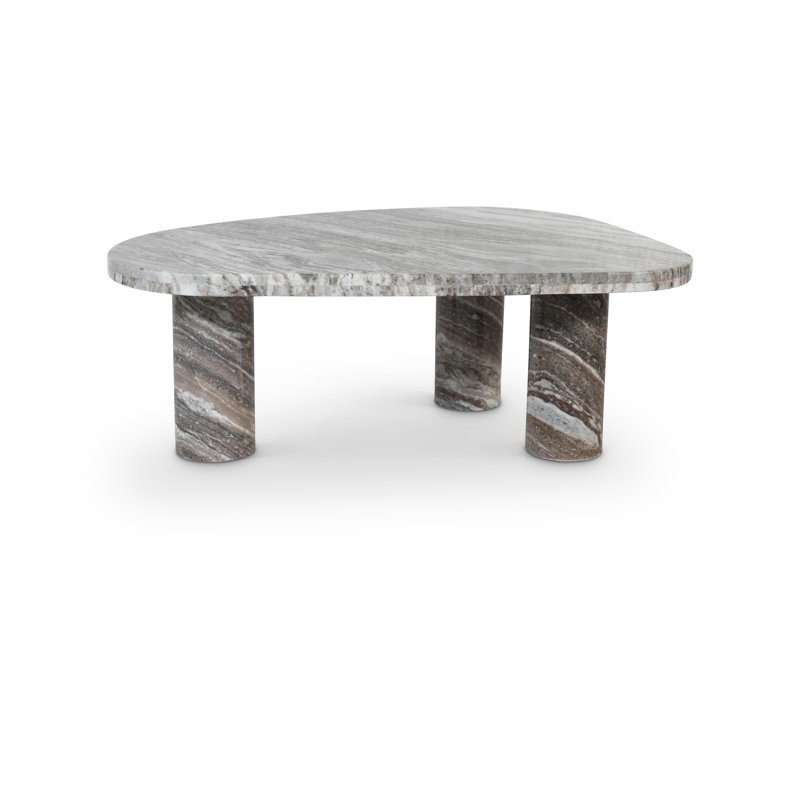 Table basse Messina, Marbre brun