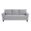 Coussin à accoudoirs arrondis rembourrés en tissu 1pc-865959812