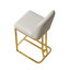 Ensemble de 2 chaises de bar de style moderne avec une conception simple, des tabourets hauts confortables au design créatif et des chaises de salle à manger flexibles