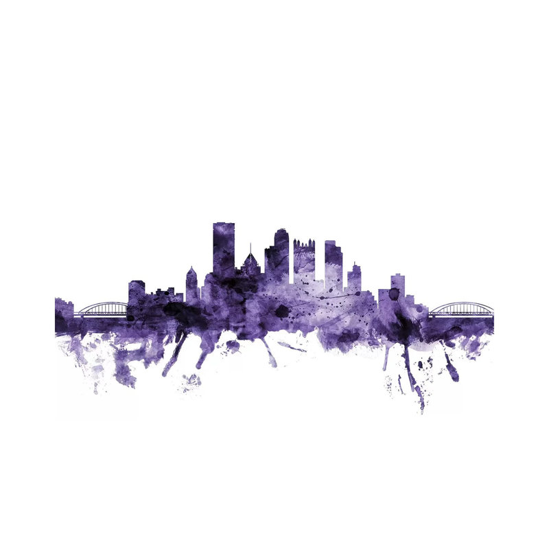 Pittsburgh, Pennsylvania Skyline by Michael Tompsett - Wrapped Canvas Gallery-Wrapped Canvas Giclée