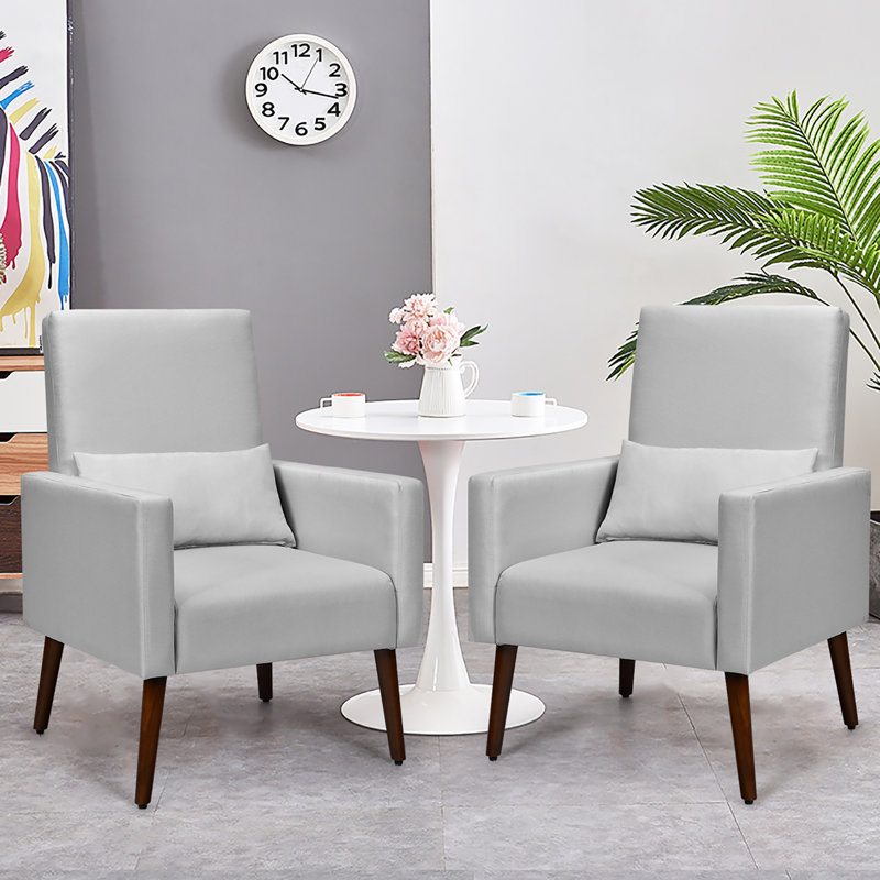 Chaise berçante Haynes, Gris clair