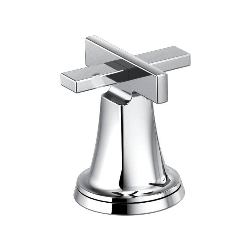Levoir® Roman Tub Faucet with Handshower Less Handles, Cross, Chrome