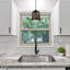 1-Light Black Metal Mesh Modern Pendant Light