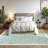 Floral Machine Washable Rug for Living Room Low Pile Foldable Thin Non Slip Carpet Stain Resistant Non Shedding Floor Cover for Kids Bedroom Nursery-435174932