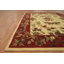 Tapis floral entièrement fabriqué à la main 6 x 10