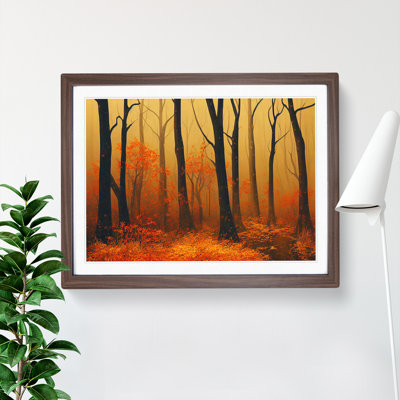 Insightful Autumn Forest - Single Picture Frame Print