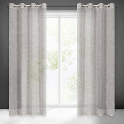 Wicksham Semi Sheer Curtains Single Panel