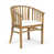 Beige Fabric/Teak