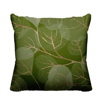 Floral Outdoor Reversible Throw Pillow