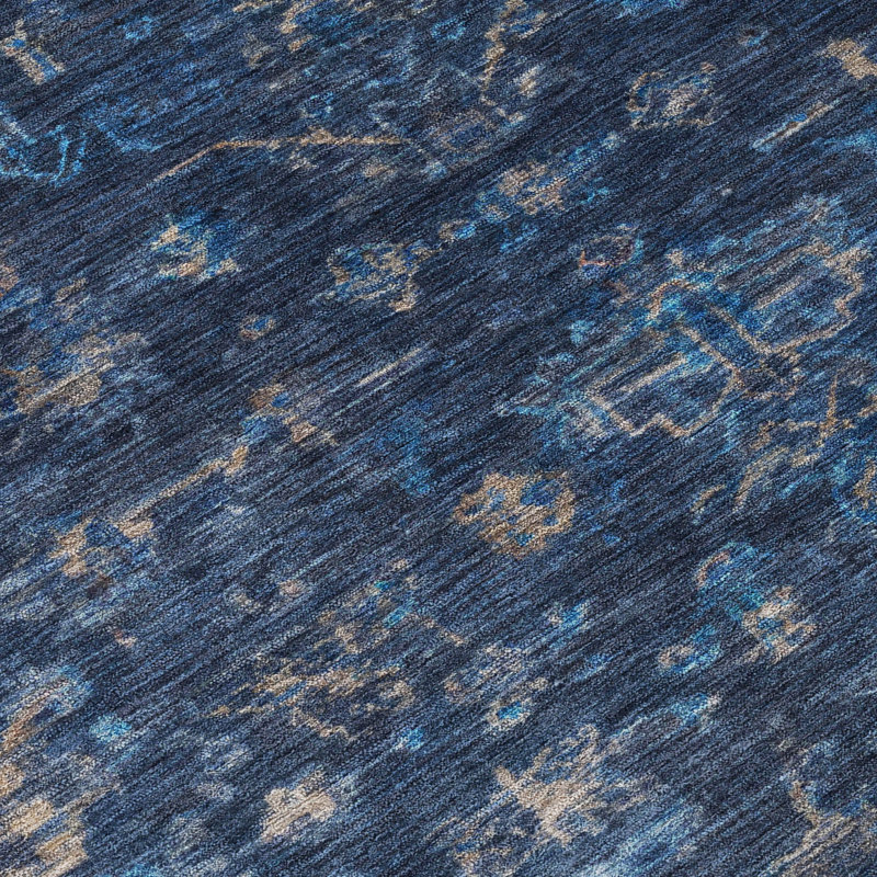 Machine Washable Indoor/Outdoor Hashlamoun ACN2322 Global Rug, Rectangle 1'8" x 2'6"