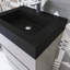 Meuble-lavabo simple 24 po avec surface solide Saunder-2038614351-2038614350
