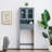 Gianpaul Over The Toilet Bathroom Storage Cabinet with Adjustable Shelf and Wall Mounted Rack-88318076