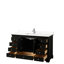 Ensemble de meuble-lavabo simple autoportant 48 po avec plateau en quartz Deborah-98141126-98141129-98141130