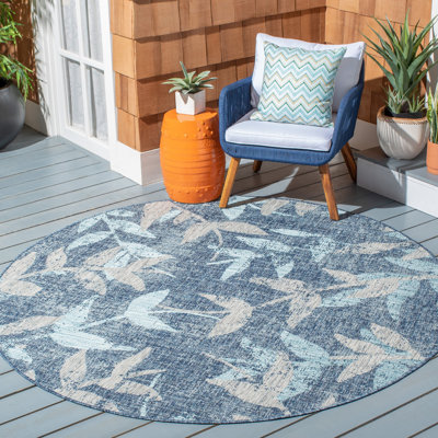Guitain Performance Floral Indoor/Outdoor Area Rug