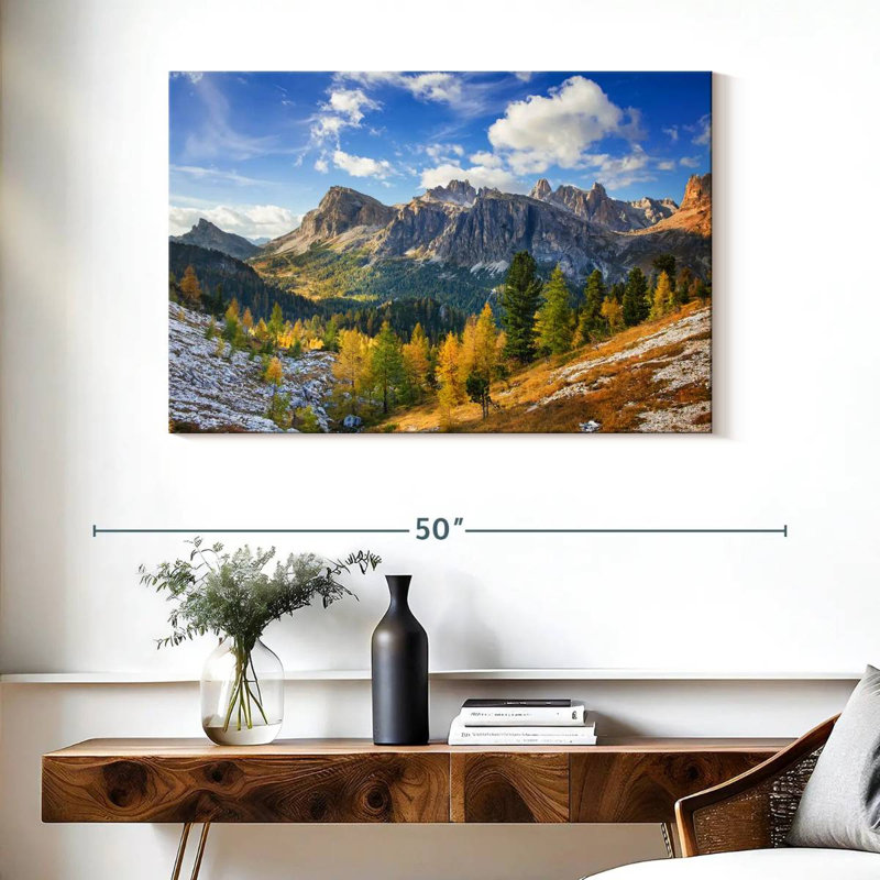 Chaîne de montagnes des Dolomites d'Alvord, H 26 po x l 39 po