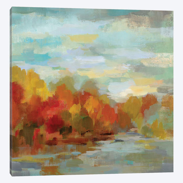 «Octave Dreamscape», reproduction sur toile, H 37 po x l 37 po x P 1,5 po, Pas de tapis, Toile tendue