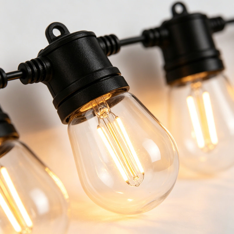 Shatterproof LED Outdoor Patio String Lights