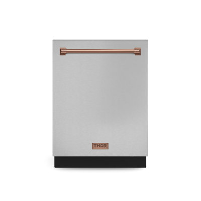 Lave-vaisselle Thor Kitchen de 24 po en acier inoxydable et or rose Gordon Ramsay Series